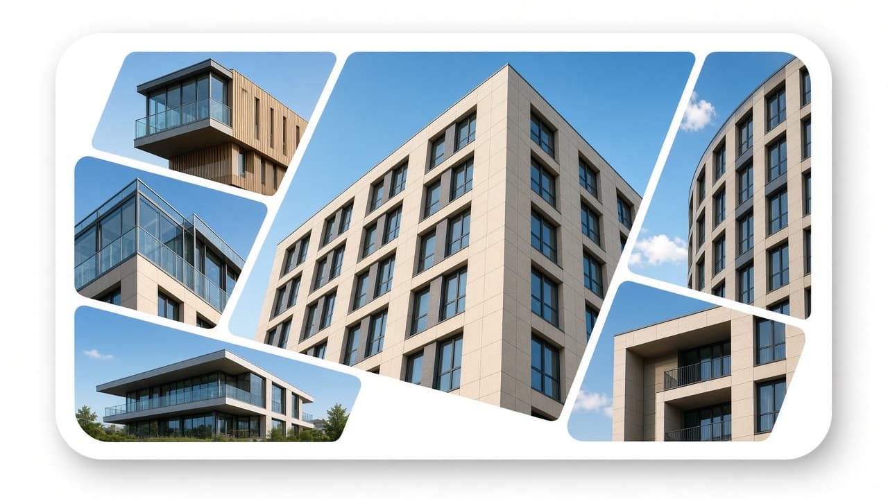 Cloud and architecture visuals